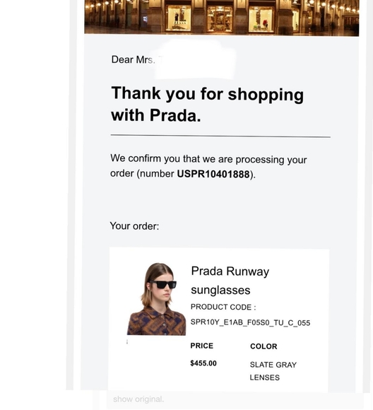 Prada Unisex Authentic Sunglasses from '22 season!!! Ray ban style - Picture 4 of 7